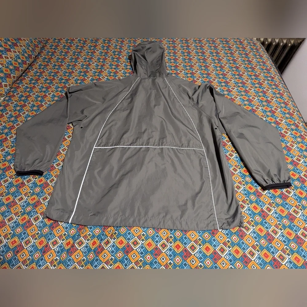 Champion Men's Charcoal Windbreaker Jacket